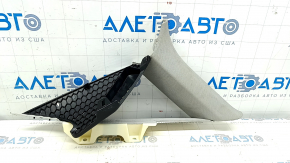 Rear pillar trim in front of the right window Audi A6 C8 19-23 gray with black, scratch