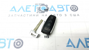 Key Audi A6 C8 19- 4 buttons, bumps, scratches, scuffs