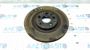 Rear left brake disc Audi A6 C8 19-330/22mm