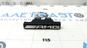 Emblem inscription AMG radiator grille grill Mercedes G-class AMG W463 19- chrome, broken fasteners