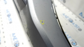 Bare front bumper Audi A6 C8 19 - for park assist and headlight washer, silver, scratches, broken fasteners