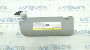 Right visor Audi A6 C8 19-23 with backlight, gray, for dry cleaning