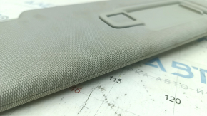 Right visor Audi A6 C8 19-23 with backlight, gray, for dry cleaning