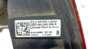 Lamp inside trunk lid right Audi A6 C8 19- without animation