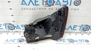 External wing lamp left Audi A6 C8 19- without animation with black glossy molding, worn