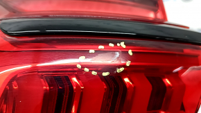 External wing lamp left Audi A6 C8 19- without animation with black glossy molding, worn