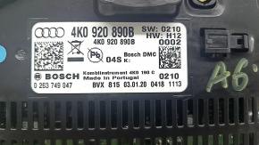 Audi A6 C8 Instrument Cluster 19-23 mph