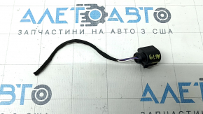 External wing lamp left Audi A6 C8 19- without animation with black glossy molding