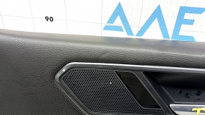 Door trim card front right VW Tiguan 18 - black, insert cloth gray, armrest leather black, with squeaker, scratches, dents, for dry cleaning