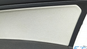 Door trim card front right VW Tiguan 18 - black, insert cloth gray, armrest leather black, with squeaker, scratches, dents, for dry cleaning