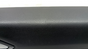 Door trim card front right VW Tiguan 18 - black, insert cloth gray, armrest leather black, with squeaker, scratches, dents, for dry cleaning