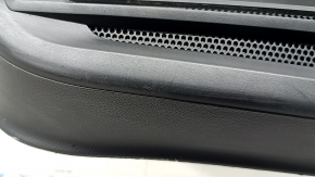 Door trim card front right VW Tiguan 18 - black, insert cloth gray, armrest leather black, with squeaker, scratches, dents, for dry cleaning