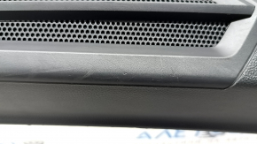 Door trim card front right VW Tiguan 18 - black, insert cloth gray, armrest leather black, with squeaker, scratches, dents, for dry cleaning