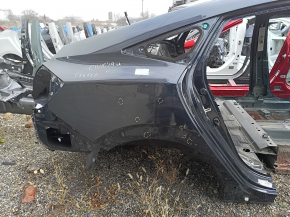 Quarter wing rear right Honda Civic X FC 16-21 4d blue, on body, bumps, non-standard