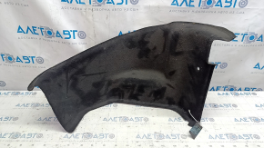 Front trunk trough trim right Tesla Model S 12-15 pre-rest RWD, black, tear