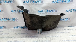 Front trunk trough trim right Tesla Model S 12-15 pre-rest RWD, black, tear