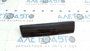 BMW 5 G30 17-23 wood grain center console trim, front, scratches