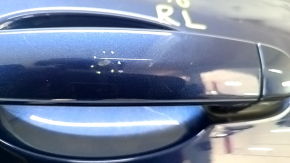 Door assembly rear left BMW 3 F30 12-18, blue C10, bumps, scratches