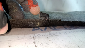 Right arch trim BMW 335i e92 07-13 gray, break, needs cleaning