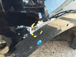 Quarter wing rear right Audi Q5 80A 18-24 on the body, black, pokes