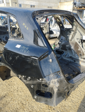 Quarter wing rear left Audi Q5 80A 18-24 on the body, black, pokes