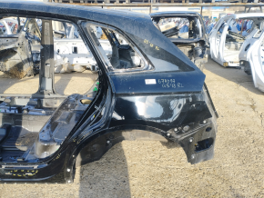 Quarter wing rear left Audi Q5 80A 18-24 on the body, black, pokes