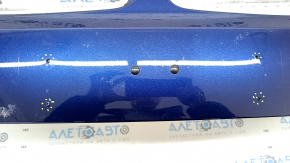 Bare front bumper BMW 3 F30 16-18 Basis, blue C10, scratches, dents, bumps