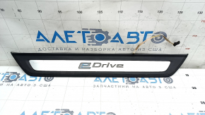 Door sill trim outer front right BMW 5 G30 18- eDrive, with illumination, scratches