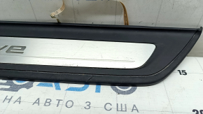 Door sill trim outer front right BMW 5 G30 18- eDrive, with illumination, scratches