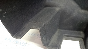 Right arch trim Hyundai Sonata 11-15 hybrid type 1 worn, needs cleaning, scratches