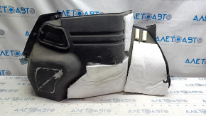 Right arch trim Hyundai Elantra UD 11-16 black, cracks, needs cleaning, scratches, broken fastening