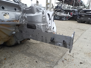 Front left quarter Audi A6 C8 19-23 on the body, silver