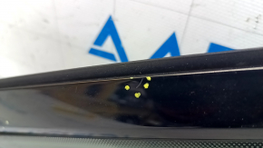 Window blind glass rear right Audi A6 C8 19- with black glossy molding, non-factory tinting, scratches