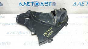 Front bumper protection right BMW 5 G30 17-23 tears, worn