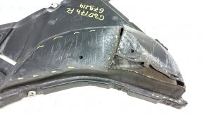 Front bumper guard left BMW 5 G30 17-23 tears, worn