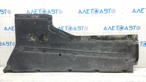 Left underbody protection BMW 5 G30 18- 530e hybrid, tears, scuffed