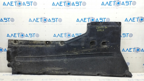 Right underbody protection BMW 5 G30 18- 530e hybrid, tears, scuffed