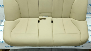 Rear row of seats 2nd row BMW 3 F30 12-18 beige leather, solid back, dented, dry cleanable