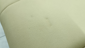 Rear row of seats 2nd row BMW 3 F30 12-18 beige leather, solid back, dented, dry cleanable