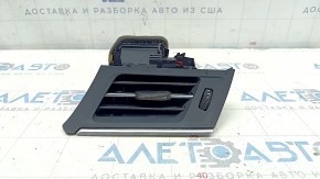 Front panel trim with deflector left Audi A6 C8 19- black