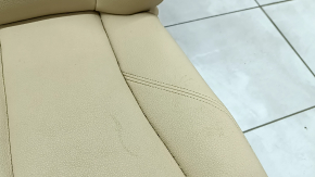 Passenger seat BMW 3 F30 12-18 with airbag, electric, beige leather, dry-cleanable, dented