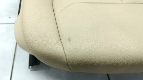 Passenger seat BMW 3 F30 12-18 with airbag, electric, beige leather, dry-cleanable, dented