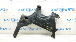 Rear right underbody protection BMW 5 G30 18- 530e hybrid is worn, pressed