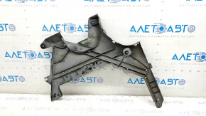 Rear right underbody protection BMW 5 G30 18- 530e hybrid is worn, pressed