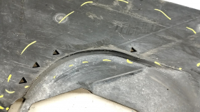 Rear right underbody protection BMW 5 G30 18- 530e hybrid is worn, pressed