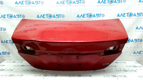 Trunk lid Toyota Camry v50 12-14 usa LE, red 3R3, dented, bumps