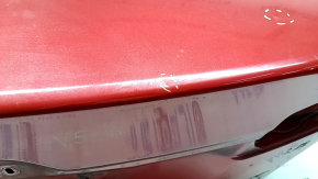 Trunk lid Toyota Camry v50 12-14 usa LE, red 3R3, dented, bumps