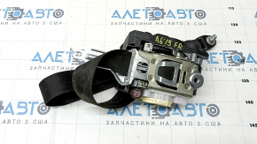 Passenger seat belt Audi A6 C8 19- black, dry cleanable