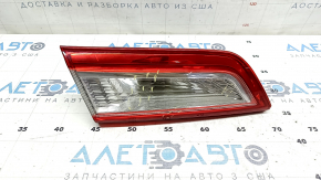 Inner taillight trunk lid left Toyota Camry v50 12-14 usa, scratches, broken housing