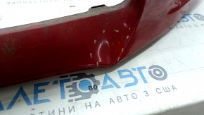 Front bumper bare Toyota Camry v50 12-14 usa LE XLE, red, broken fasteners, dents, scratches